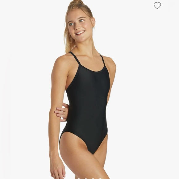 Sporti
Solid Thin Strap One Piece Swimsuit - Picture 4 of 12